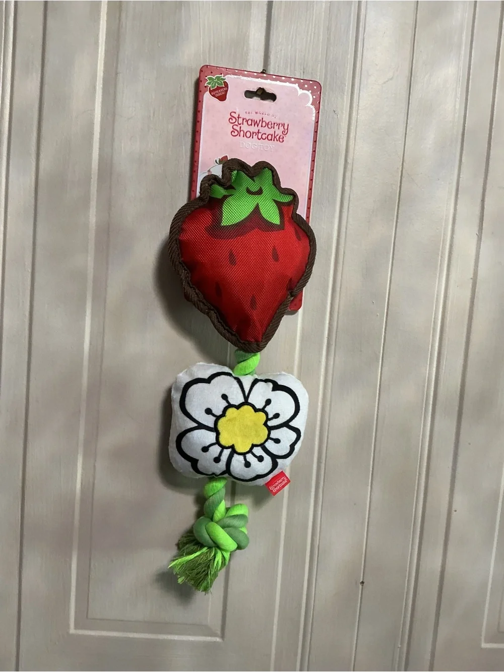 NEW Strawberry Shortcake Dog Toy Rope Plush 14’’